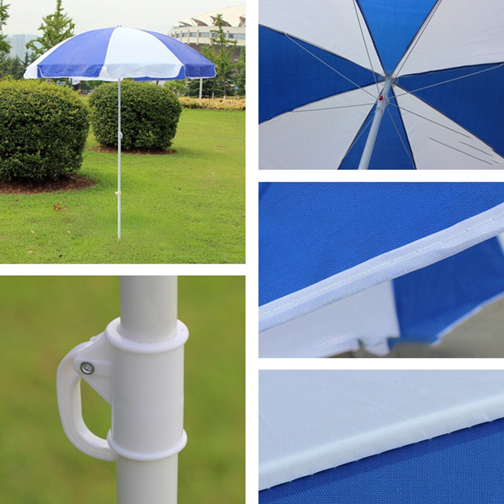 1pcs Adjustable Wind Beach Portable UV Protection Umbrella for Sun Protection Outdoor Beach Without Base