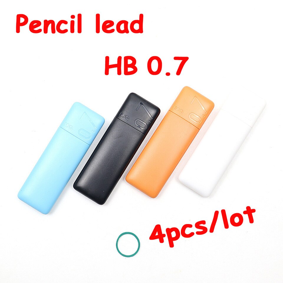 Mekanisk penna blypåfyllning  hb 0.5-0.7mm 60 mmx 20 st lång ritning specialkablar skolproduktleverantör 4 st / parti: 4 st parti --0.7mm