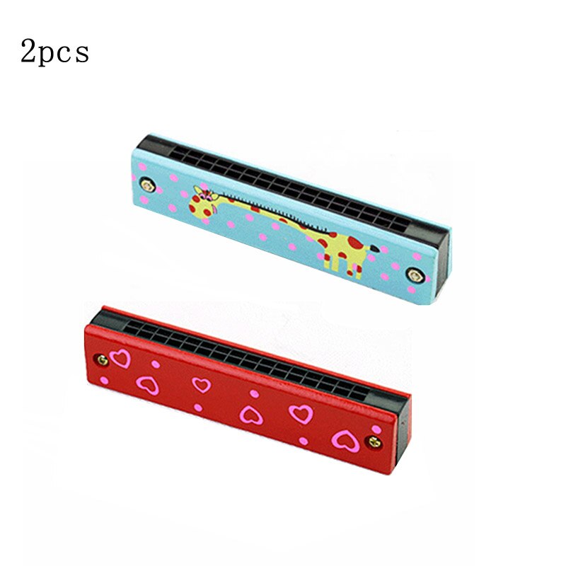 Children Harmonica 16 Holes Cute Cartoon Harmonica Kids Wind Instrument Beginner Musical Educational Toy: set 1