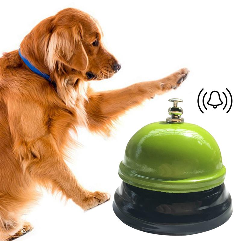 Interactive Dog IQ Training Ringer Toys Pet Puppy Kitten Feeding Food Called Dinner Bell Colorful Small Dog Training Accessories: Type 1