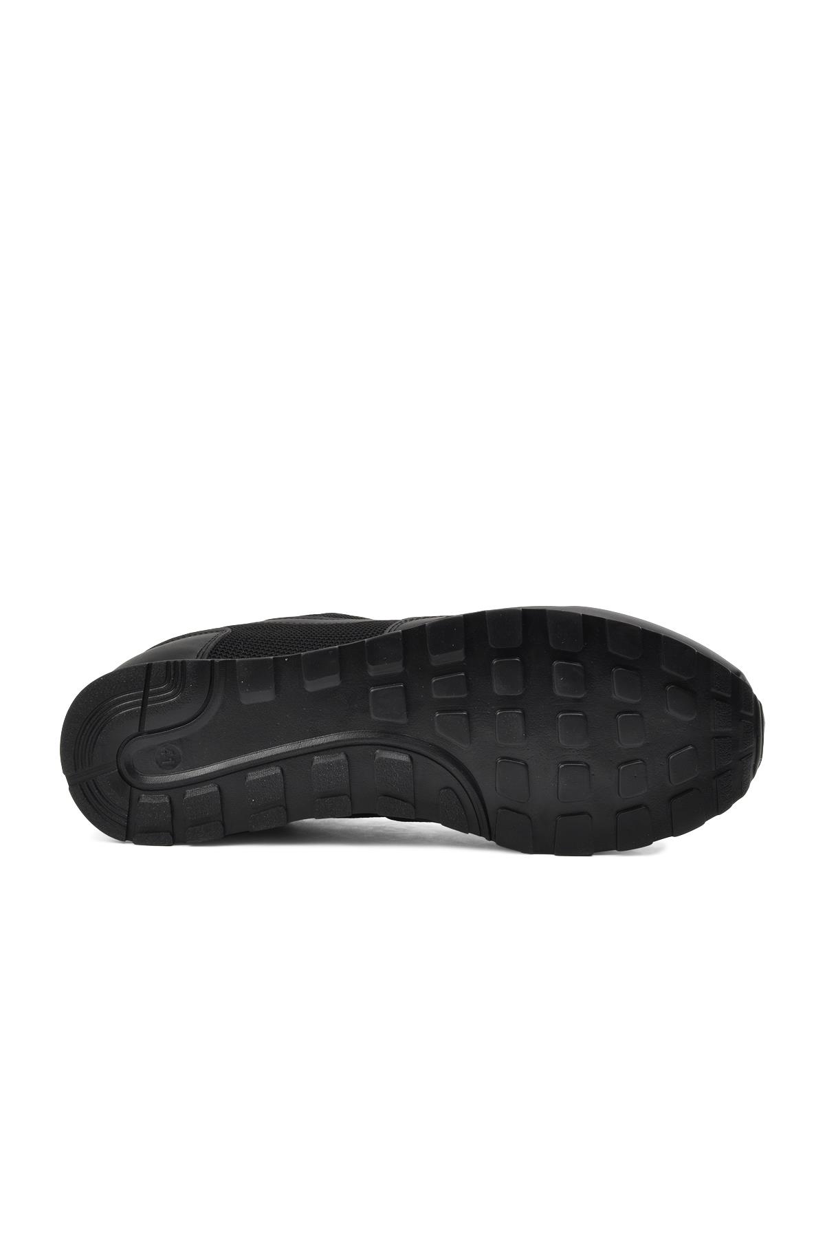 Loopbrug Verona Zwart-Wit Mesh Mannen Sneaker