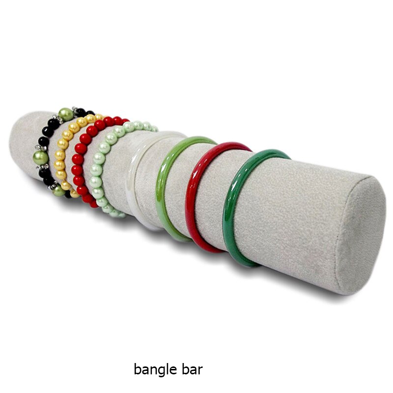 Schmuck Roll-Up Tasche Organizer Weiche Samt Reisetaschen Halskette Ohrringe Ring Armband Träger Lagerung Fall Armreif Uhr Halter: bangle bar