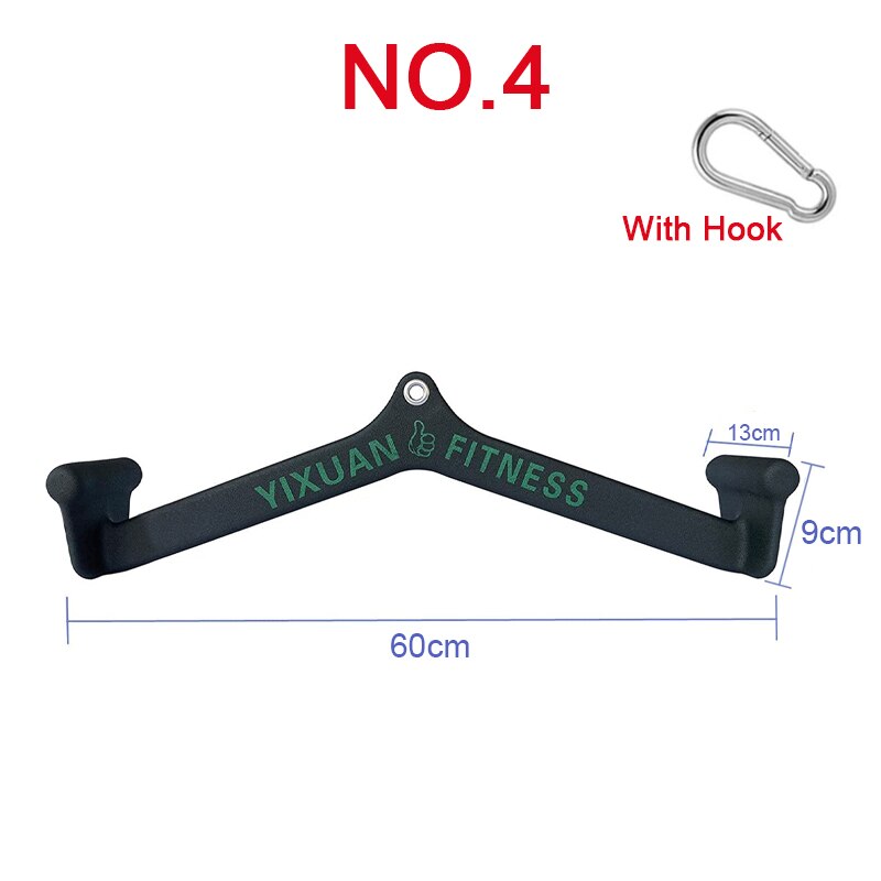 Fitness Health Heavy Duty V Bar Grip - Chrome Plated Steel Pull Down Cable Attachment For Lat Pulldowns & Rows - View #4