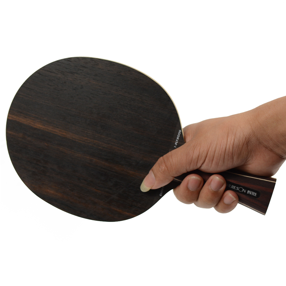 Huieson Super Hart Ebenholz Tischtennis-blatt 7 Ply Hoch Geschwindigkeit Ping Pong Klinge für Schnellen Angriff Offensive Spieler