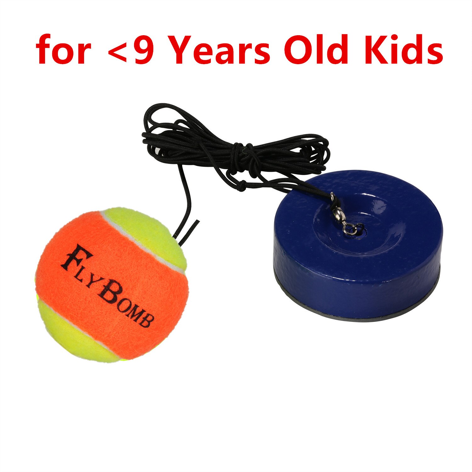 Portable Tennis Trainer 1KG Weight Heavy Iron Base for Adults Kids tenis Serve Training Self-study Rebound Balls Outdoor Indoor: orange set