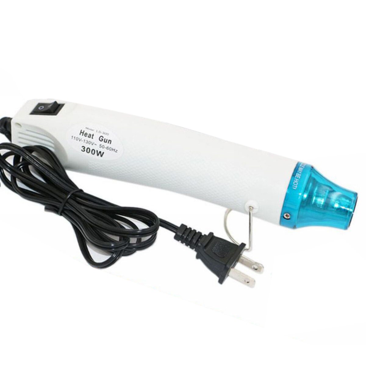 110v/220v 300w krimpkous luchtspuittemperatuur elektrische spuitmonden gereedschap: Ons / Wit