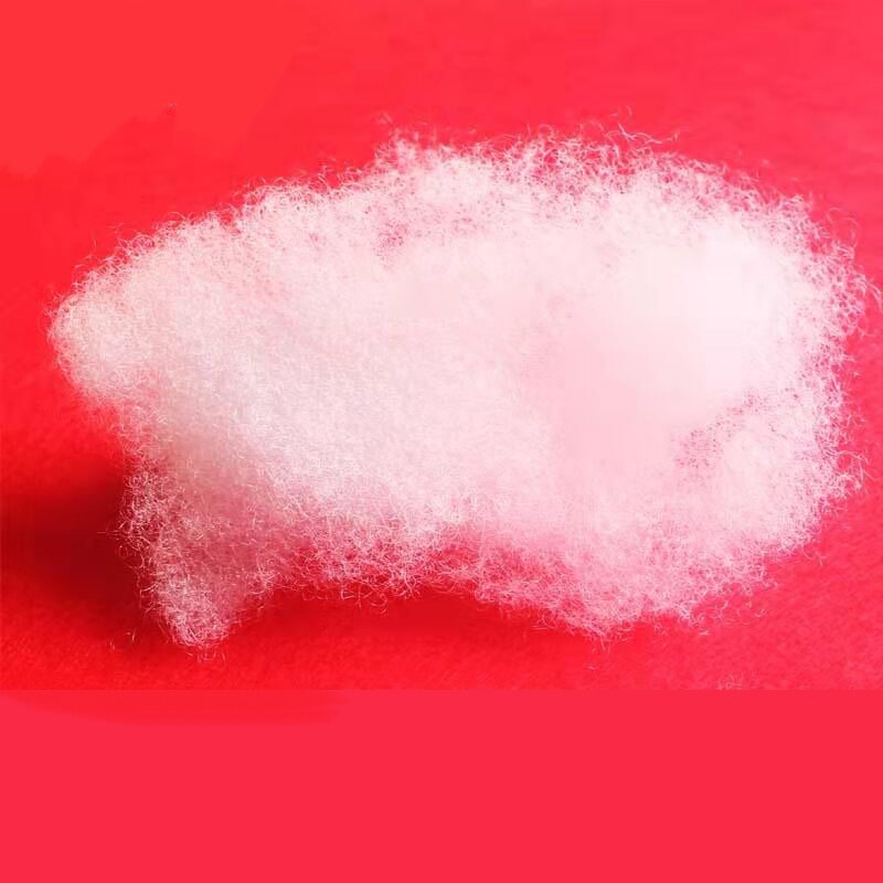 White PP fluffy springback cotton non-woven doll purse filling material DIY manual material accessories