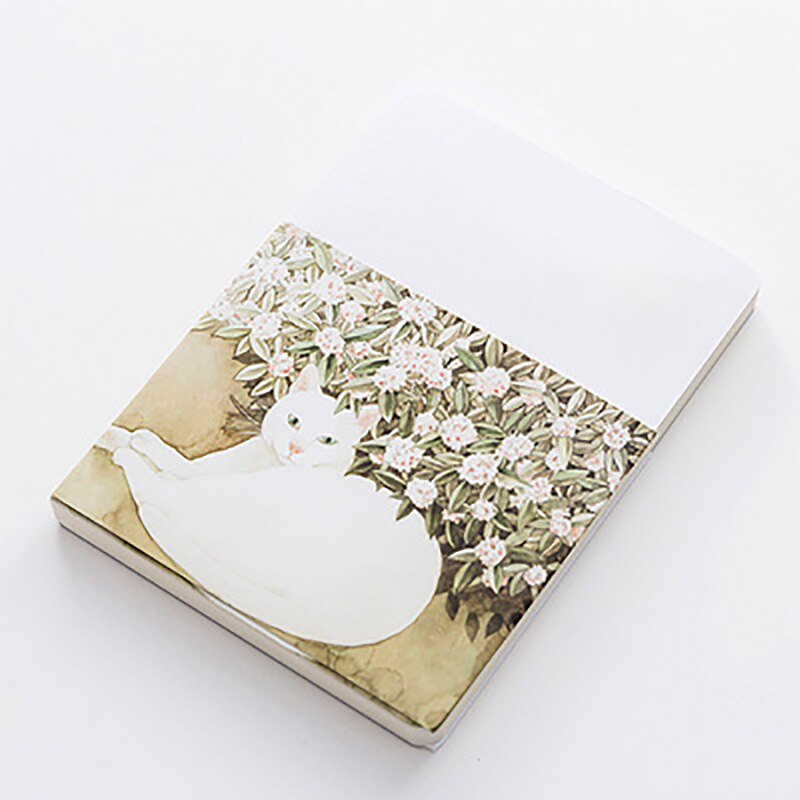 Cute Cat Notebook Paper Sketch Book Office School Supplies Blank Vintage Sketchbook Diary Drawing Painting 80 Sheet: notes