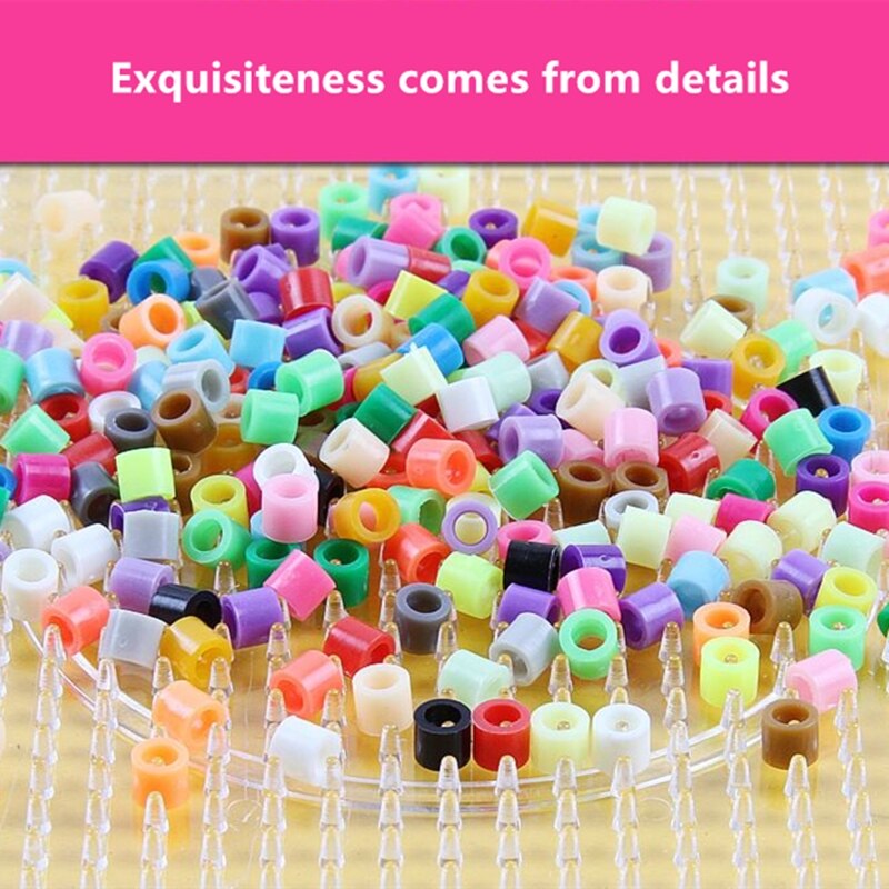 Hama Beads-Lote de 10000 piezas de 5mm de colores variados, 36 colores, juguetes educativos DIY para niños, garantía de , fusible de juguete DIY