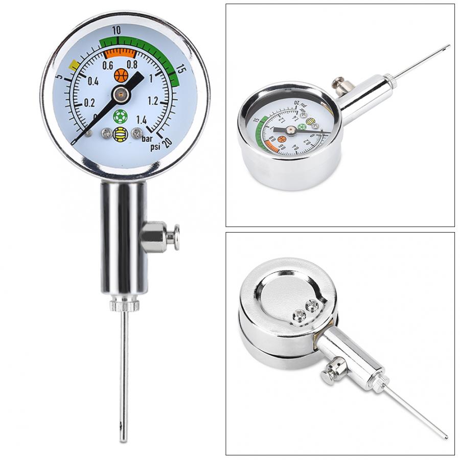 Boll lufttrycksmätare mini multifunktions digital luft manometer för basket fotboll boll fotboll volleyboll sportutrustning