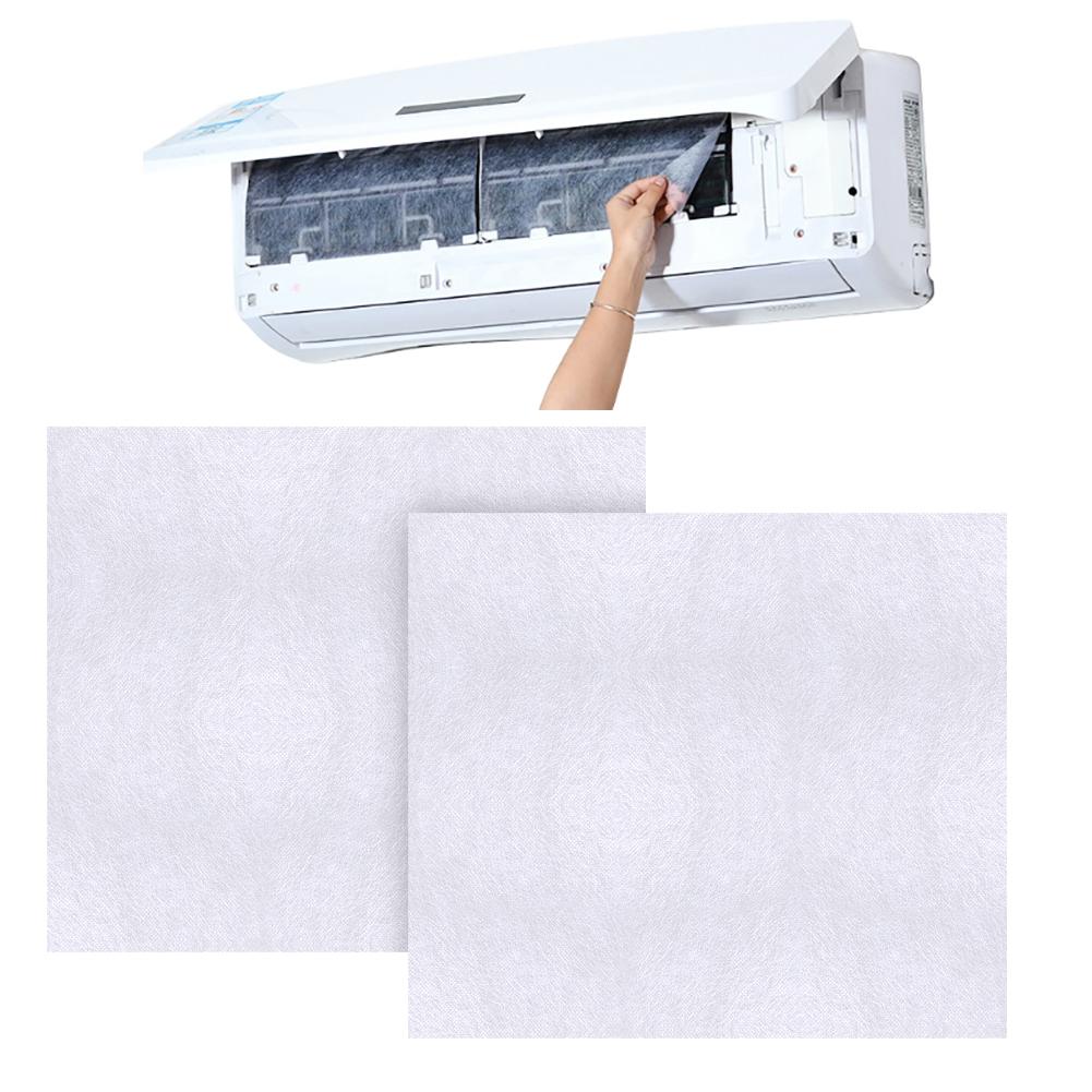40Pcs Air Conditioner Purification Replacement Cotton Filter Paper Anti-dust Net Cleaning Purification Air Conditioner Parts