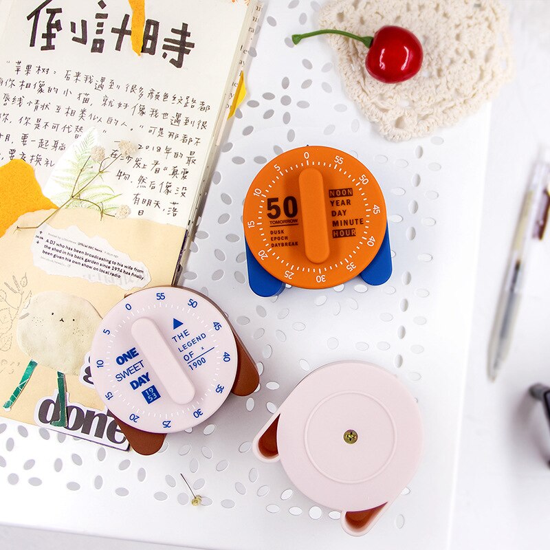 Kitchen Food Timer Reminder Alarm Clock For Cooking Tools Timer Accessories 60 minutes Cartoon Cooking Time Manager Stopwatch