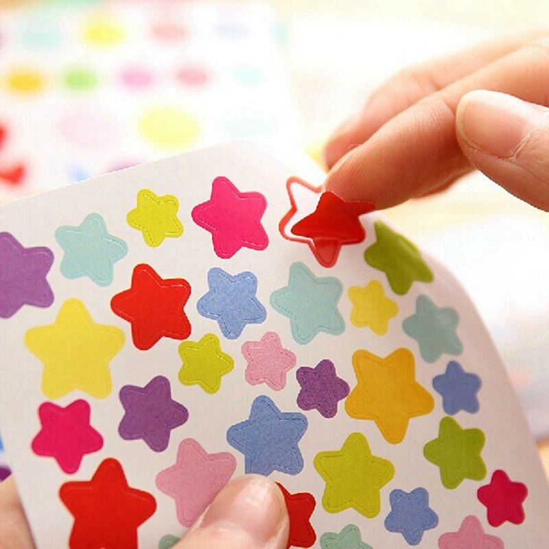 6 Sheets Self Adhesive Photo Album Craft Stickers Scrapbooking Diary Decorating-Star & 6 Sheets Cute Cat Decoration DIY