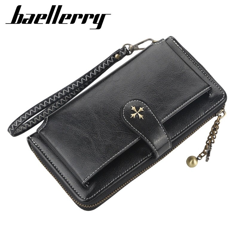 Wristband Women Long Wallet Many Departments Female Wallets Clutch Lady Purse Zipper Phone Pocket Card Holder Ladies Carteras