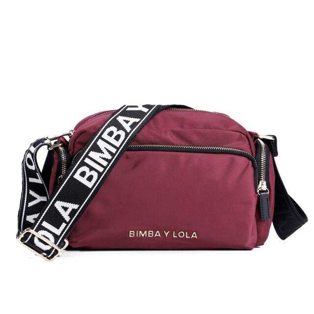 original bolsos bimba y lola bolso mujer bandolera organizador de bimba y lola bag bimbaylola luxury brand bag: Red