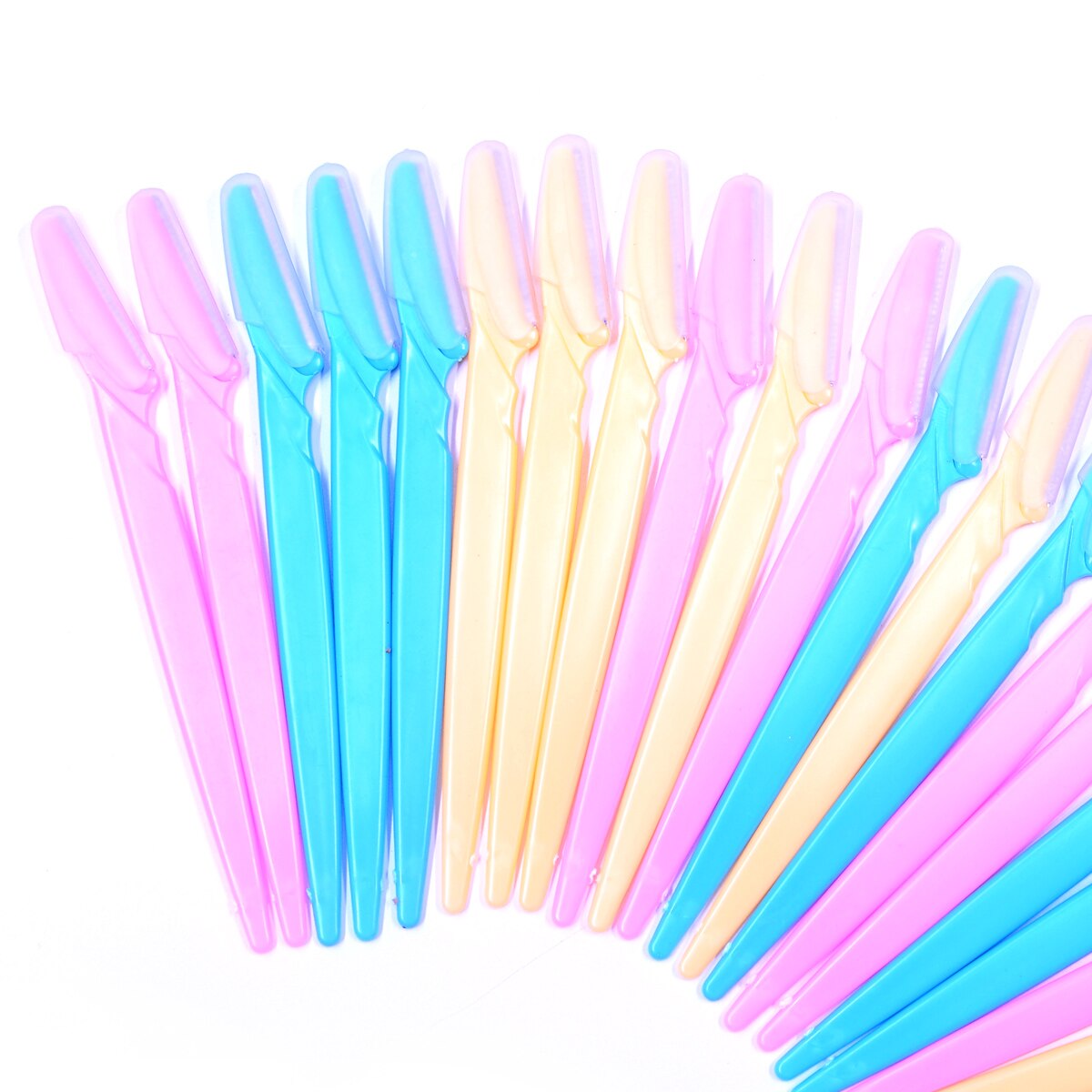 WUF 3PCS/Lot Women Facial Face Razor Eyebrow Trimmers Blades Shaver Makeup Beauty Tools