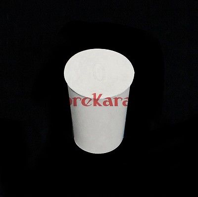 Tapón de goma para tubo de ensayo de laboratorio, 2 piezas, 82/103mm, sólido, bloqueo de aire