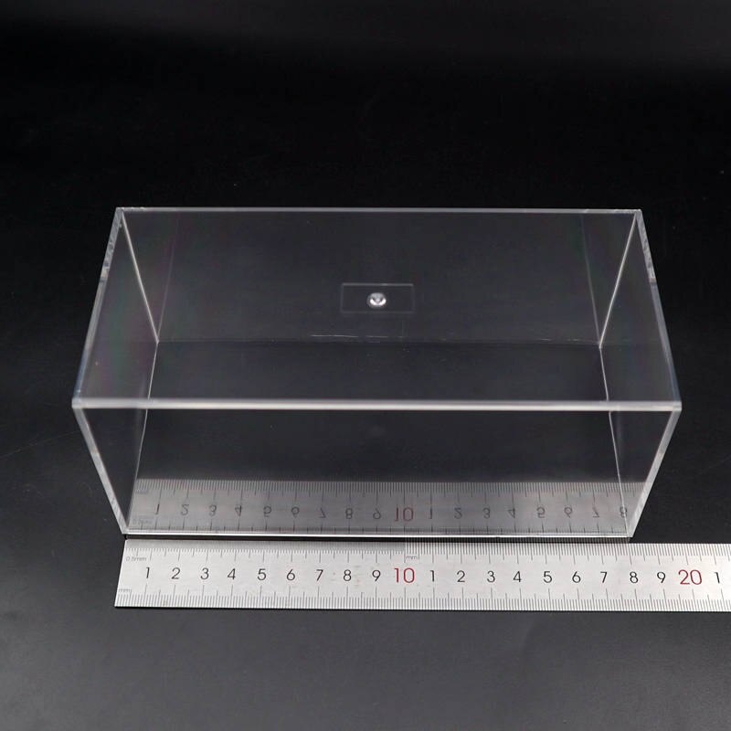 Model Car Acrylic Case Display box Transparent Dustproof with Black Base 1/64 1/43 1/32 1/18 1/24: 32 18cmx8.5cmx8cm