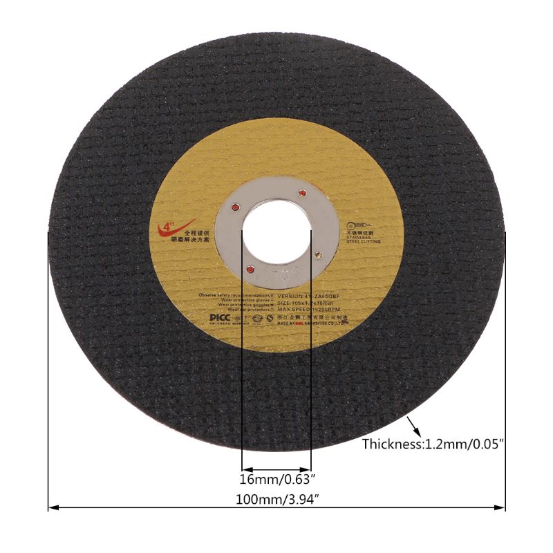 5pcs Abrasive Metal Cutting Saw Blades Cut Off Wheel Grinding Disc High Performance