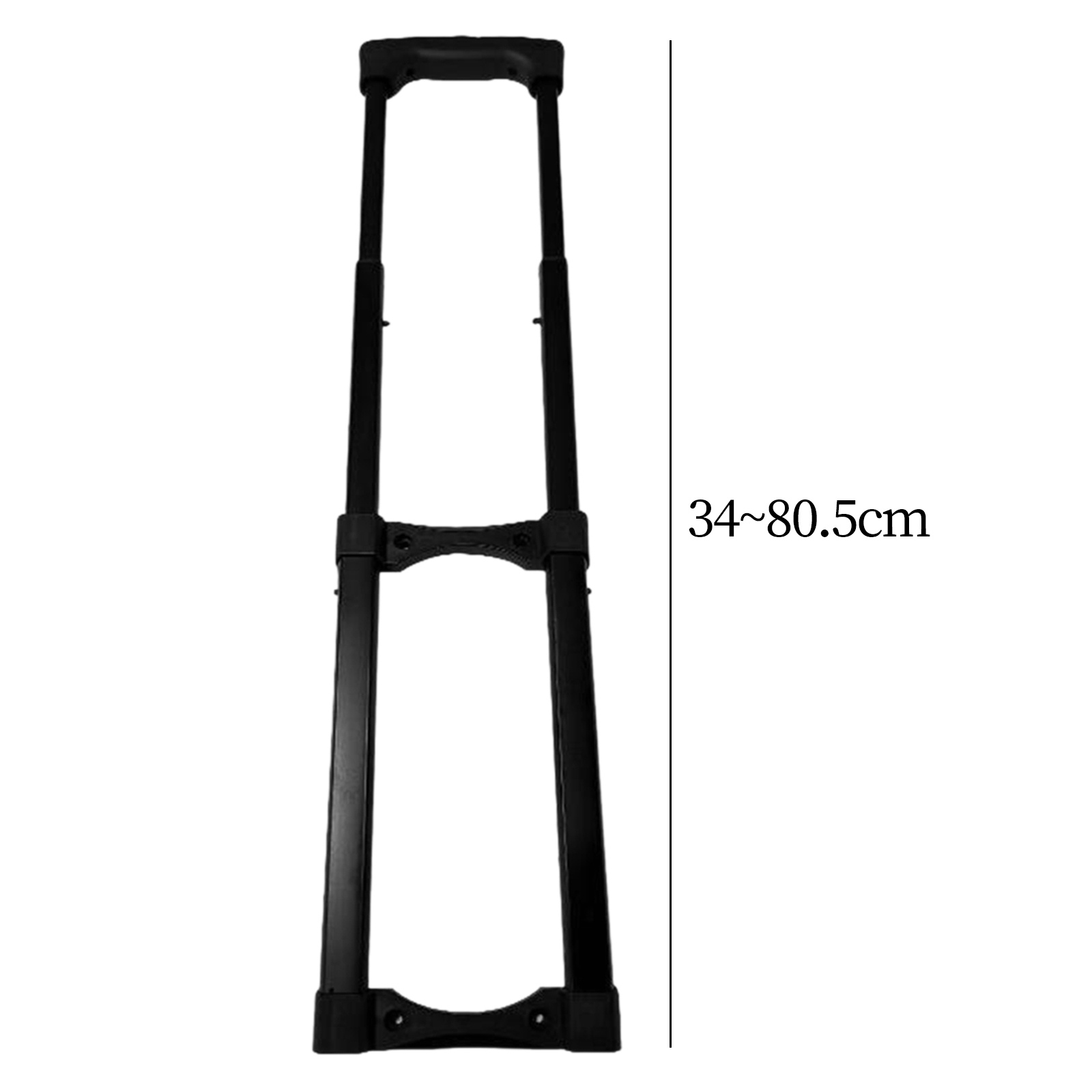 Ersatz-Reisekoffer mit Teleskopgriff, kompakte Länge 82 cm: Rot