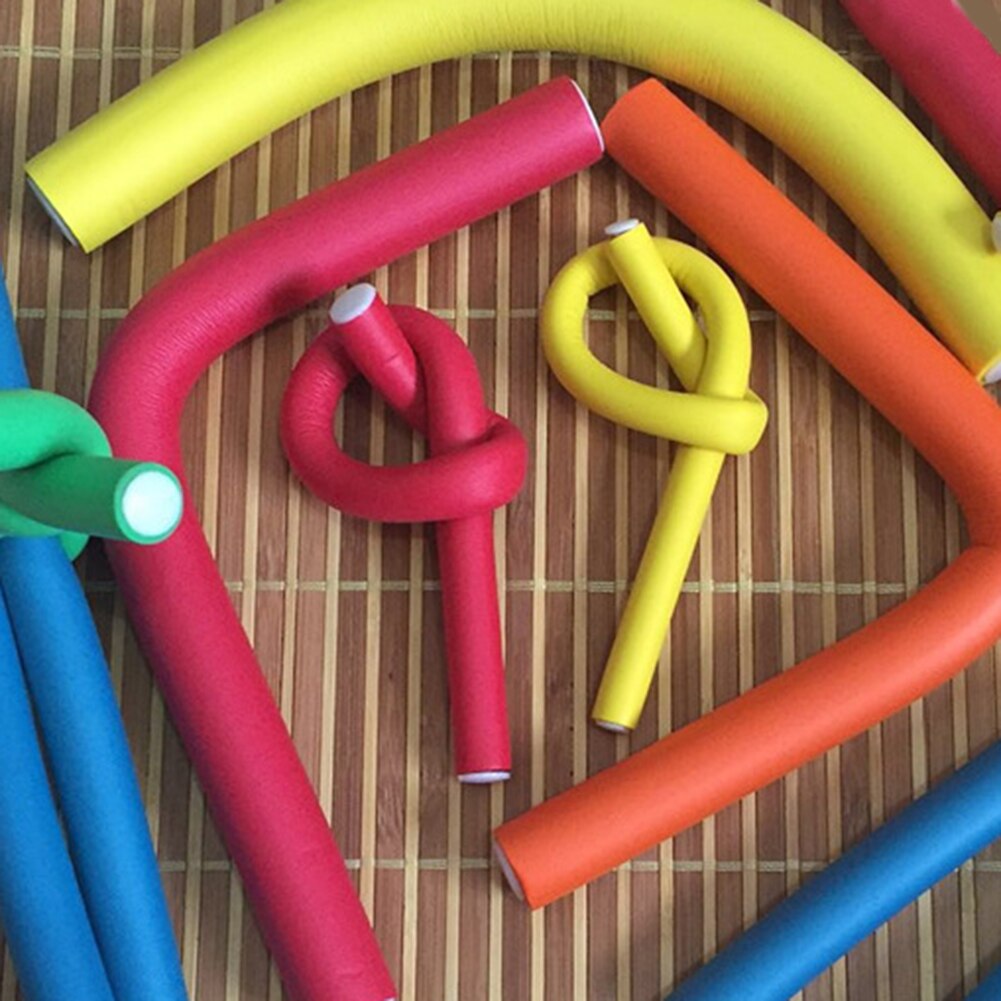 10 st enkel mjukt skum curler makers böjliga twist lockar styling hår verktyg set
