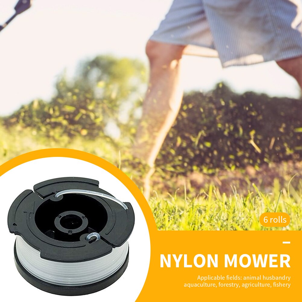 Trimmer Line For Black For Decker String Trimmer Replacement Parts AF-100-3ZP Spool Line 30ft/ 0.065" Plastic + nylon 76 ord