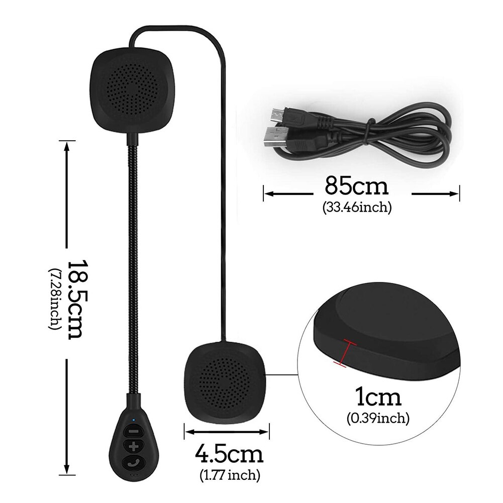 Bluetooth V4.1 Motorfiets Headset Draadloze Microfoon Handsfree Stereo Mode