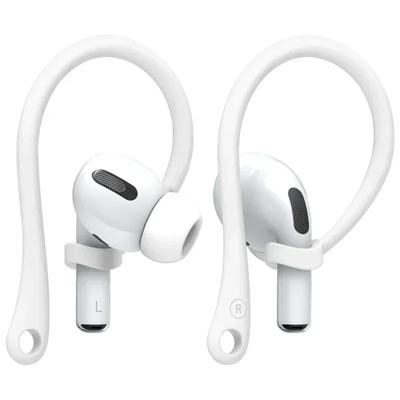 Soft Silicone Anti Lost Hook Earphones for Apple Airpods 1 2 3 Air Pods Pro Bluetooth Wireless Headphone Earbuds Ear Tips Strap: 2XS / Blue