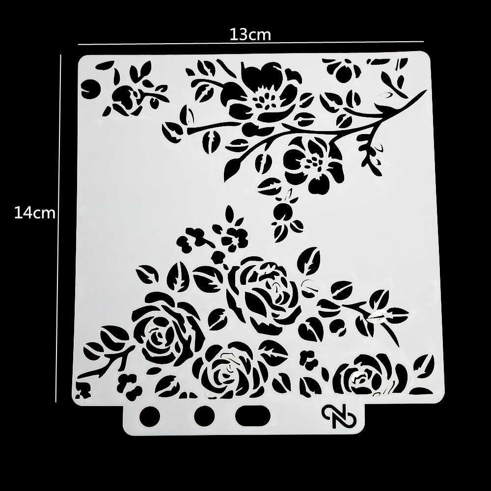 Plantillas de para pintar Paredes, álbum de recortes, papel en relieve, decoración de álbum de dibujo, nuevas: Flower 1