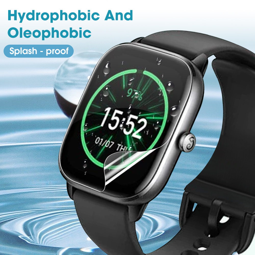 For Amazfit GTS 4 Mini GTS4 Soft Screen Protector HD Anti-scratch Hydrogel Film For Huami Amazfit GTS 4 / 4Mini Accessories