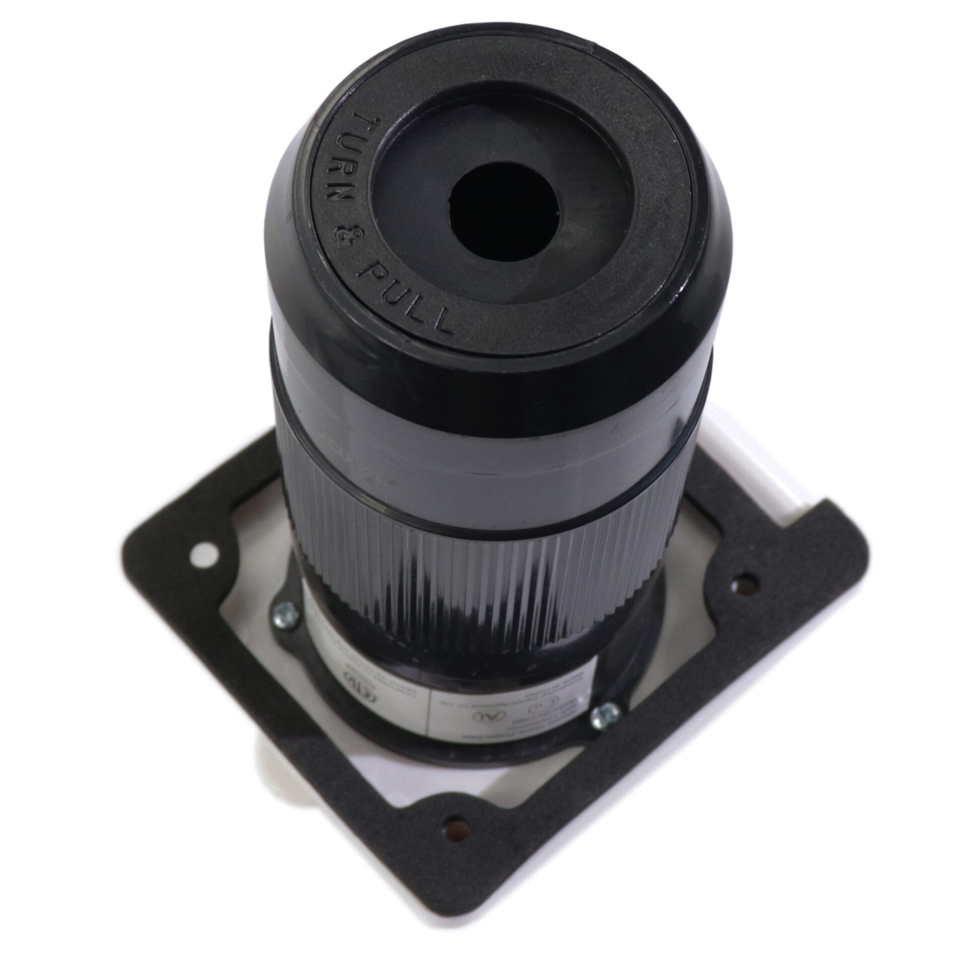 RV inlet RV charging plug with waterproof cover 125V American RV 50A electric power plug