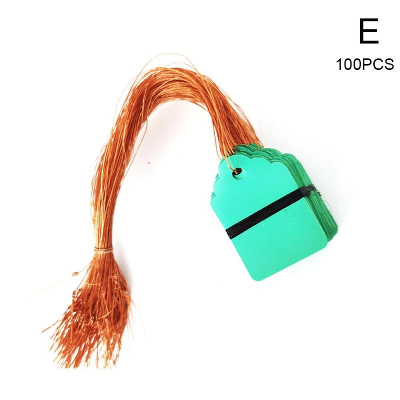 100Stck/tasche Wasserdichte Streifen Linie Garten Etiketten Gartenarbeit Baum Zeichen Anlage Hängen Stichworte Garten Etiketten Blume Stichworte Anlage labor: Grün