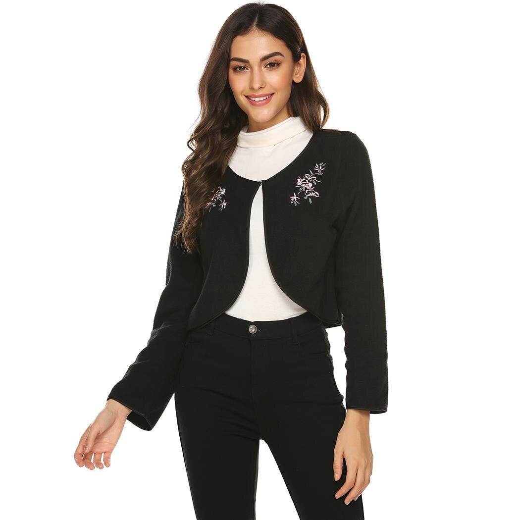 Women Casual Soft Bed Jacket Embroidered Height 172cm, Bust 85cm, Waist 60cm, Hip 90cm Detail Nightwear Loose