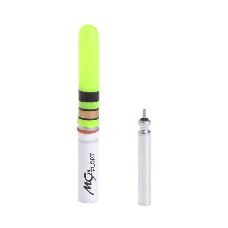 Flotteur de pêche bâton lumineux vert rouge nuit lumineuse électronique attrayant attirail outil de pêche: green