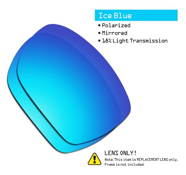 SmartVLT Polarized Replacement Lenses for Oakley Dispatch 1 Sunglasses - Multiple Options: Ice Blue-ShieldCoat