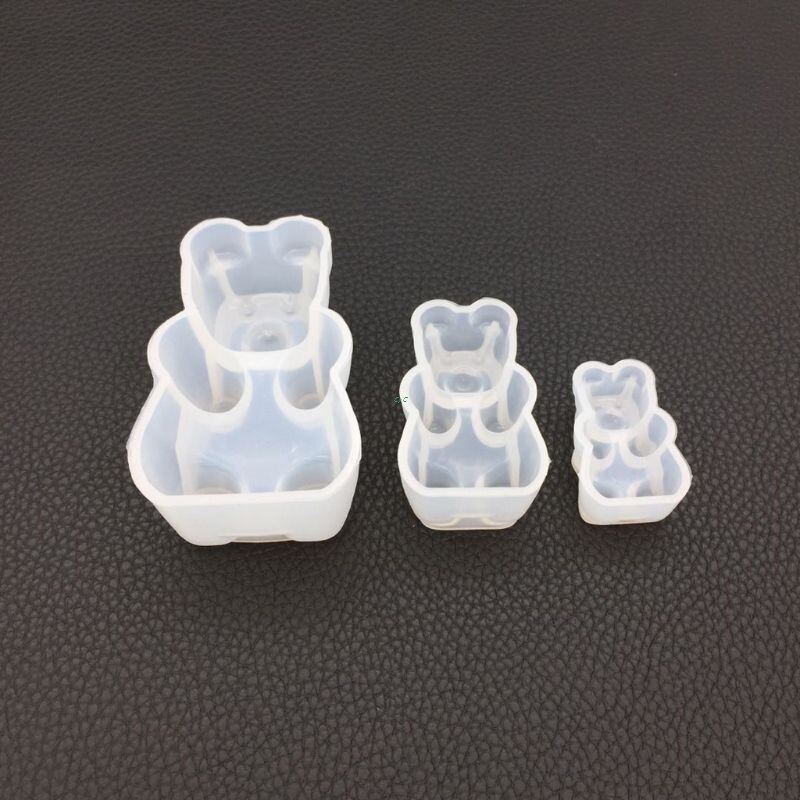 Gummy bear candy silikonform kake sjokolade fondant harpiks anheng smykker diy