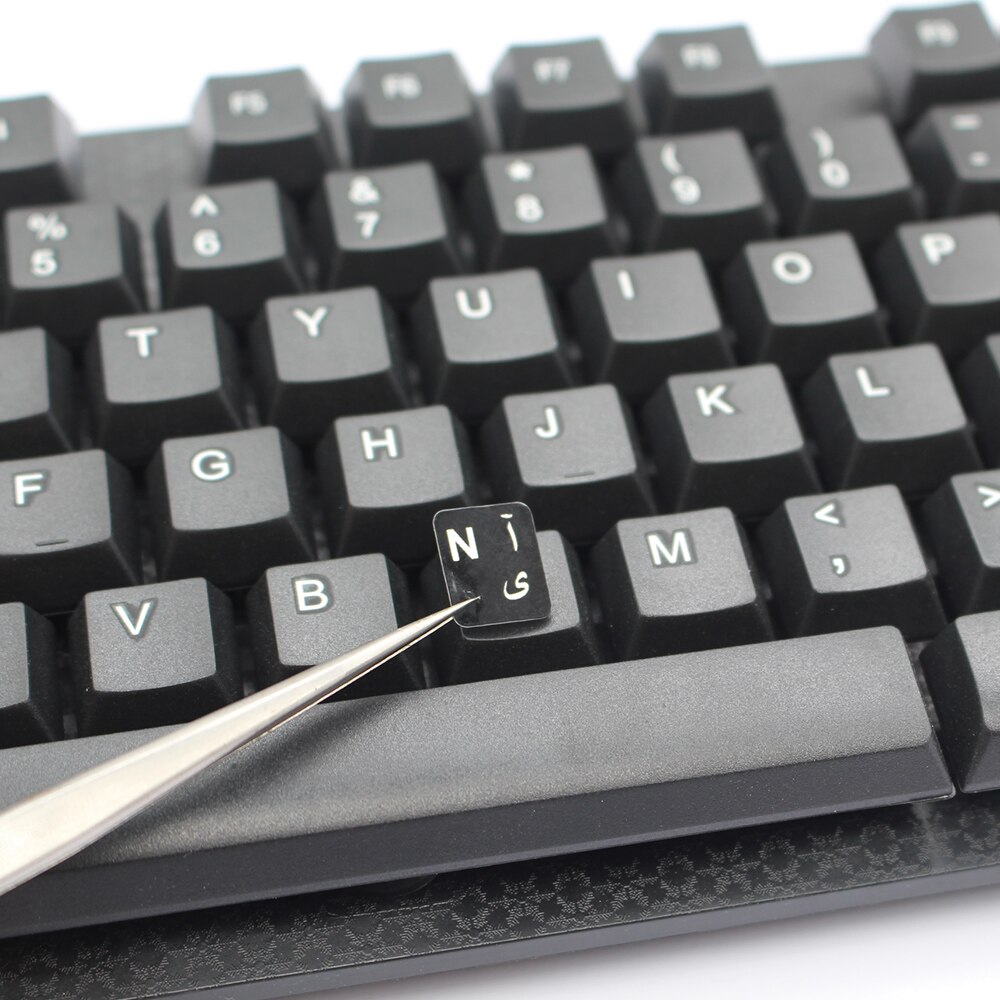 Tastatur Aufkleber Laptop Spanisch/Englisch/Russisch/Französisch/Deutsch/Arabisch/Koreanisch/Japanischen/Hebräisch/thailändisch Buchstaben Tastatur Layout Abdeckung