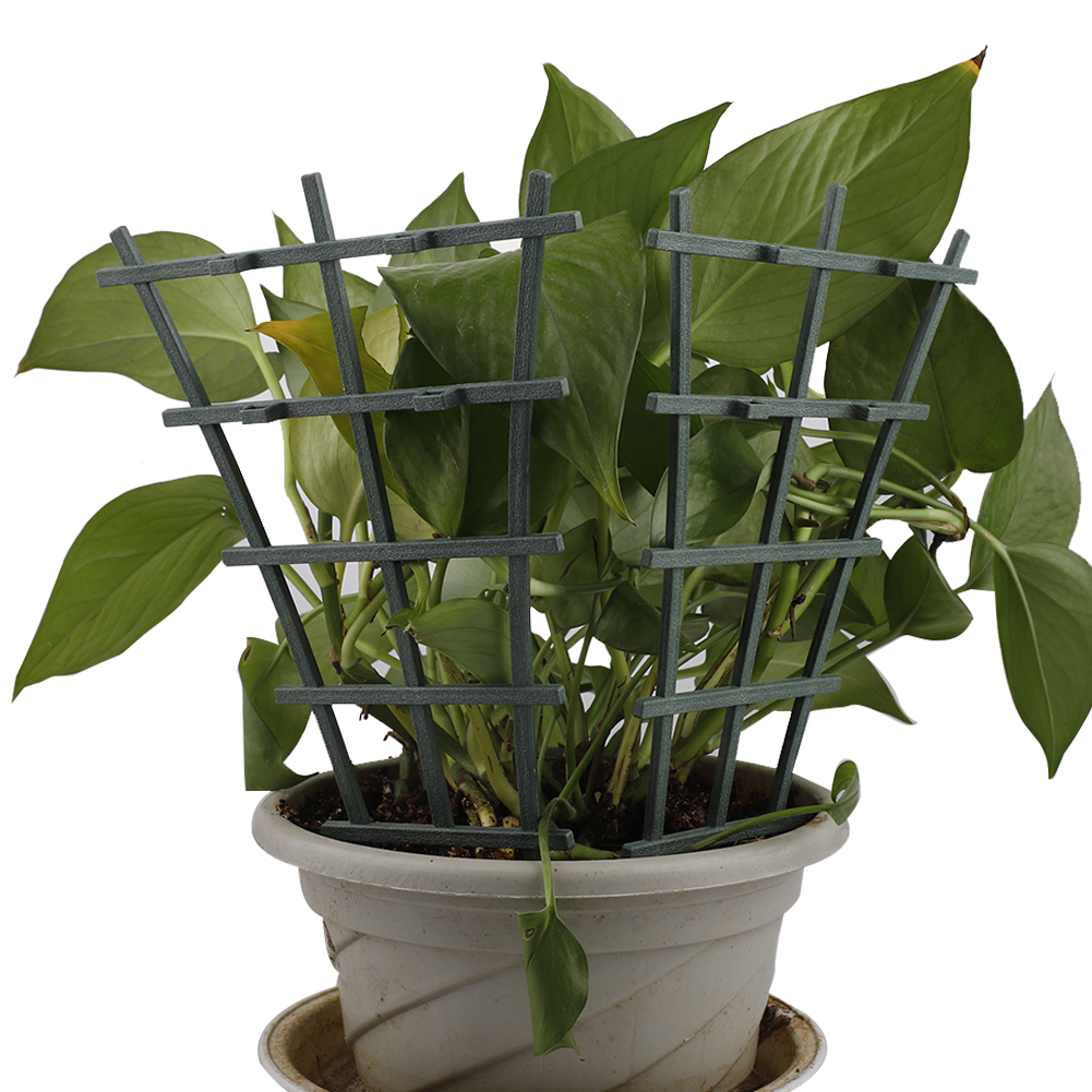 2 stk plante gitter haven plante støtte ramme diy kravle gitter klatring vinstok beslag frugt plante blomst klatring vin støtte