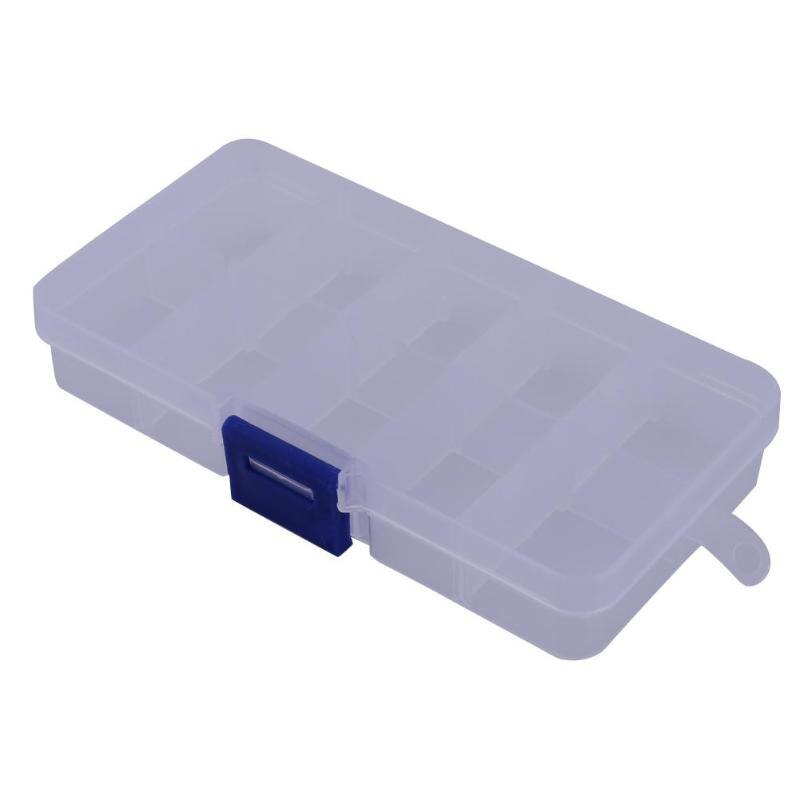 6/10/12 fiskelokkerum opbevaringskuffert plastik fiskelokkeske krog agn grejkasse pesca isca fiskekrogkasse: 10 gitre -3