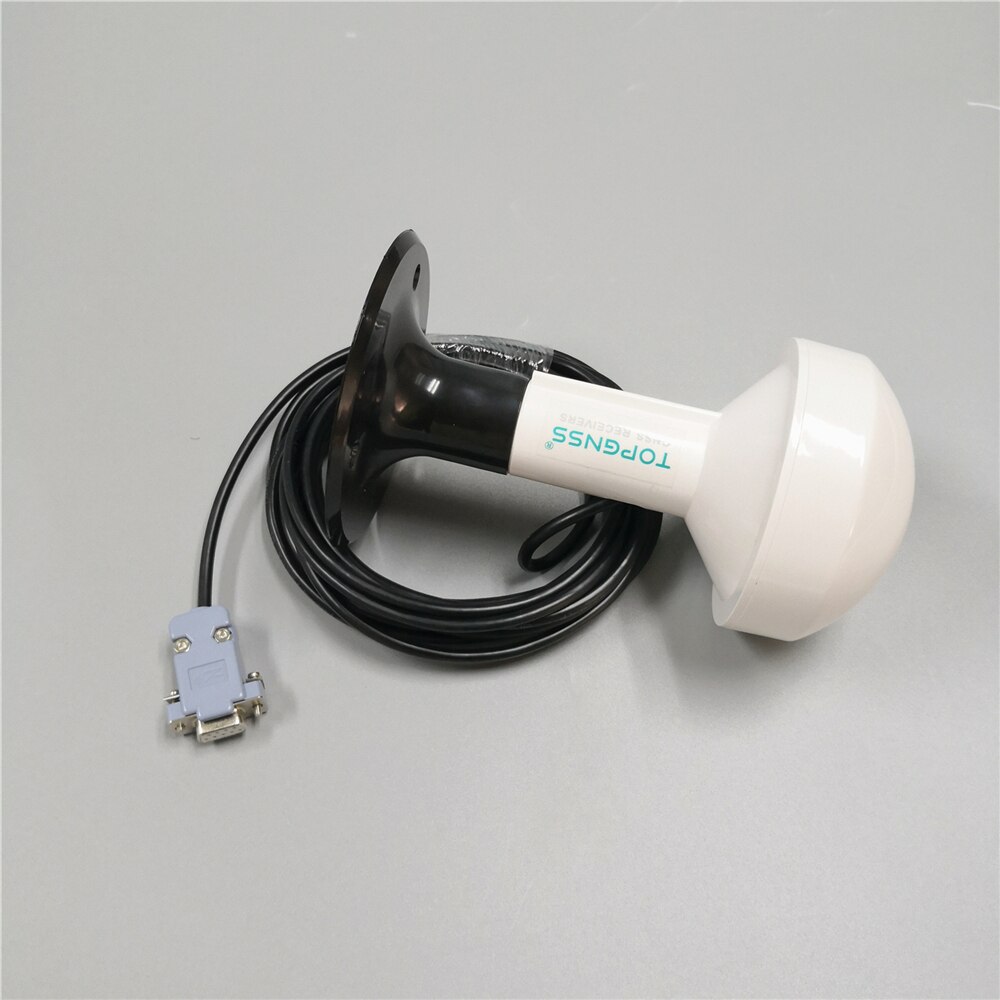 NMEA0183 9600 baud rate 5V DB9 Female Agricultural GNSS receiver RS232 GPS antenna module marine mushroom head housing