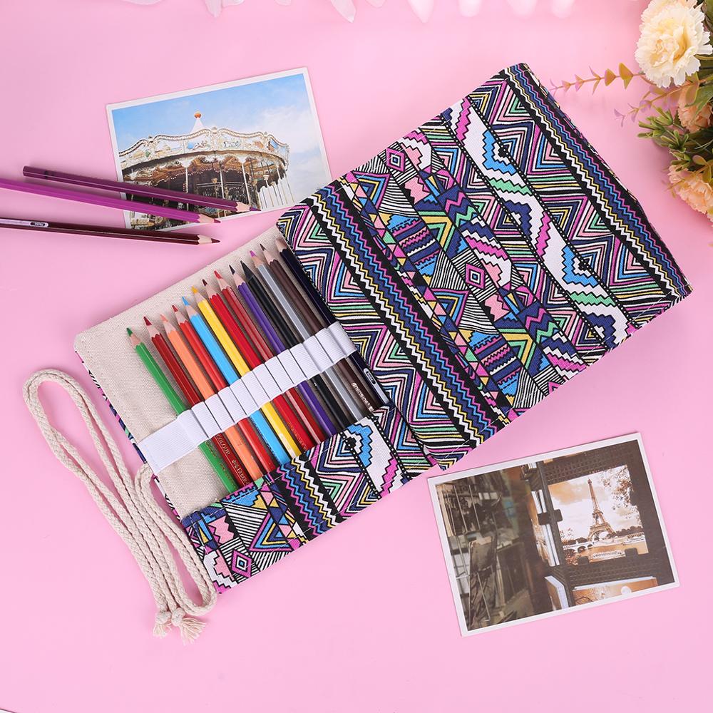 Gemini _ Mall® New 36/48/72 fori canvas Wrap roll Up sacchetto della
