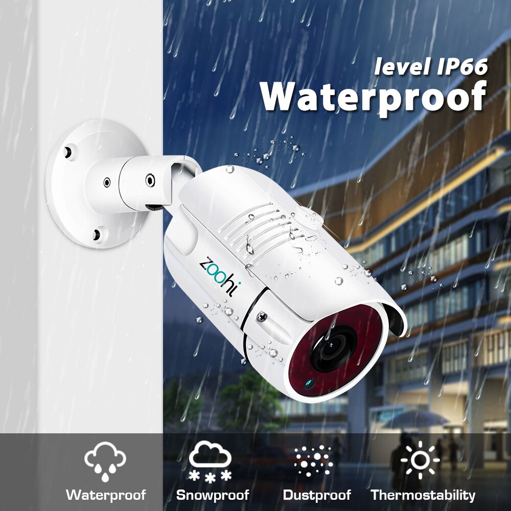 Zoohi 1080P Bewakingscamera 'S Analoge High Definition Surveillance Infrarood Camera Videobewaking Waterdichte Cctv Camera