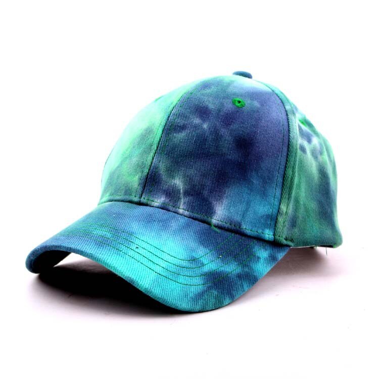 2022 neue binden Farbstoff Baseball Kappe sommer Männer Frauen Trend Liebhaber Bunte Snapback Hütte sonne Ich bin Freien Einstellbare Sonne Graffiti Knochen