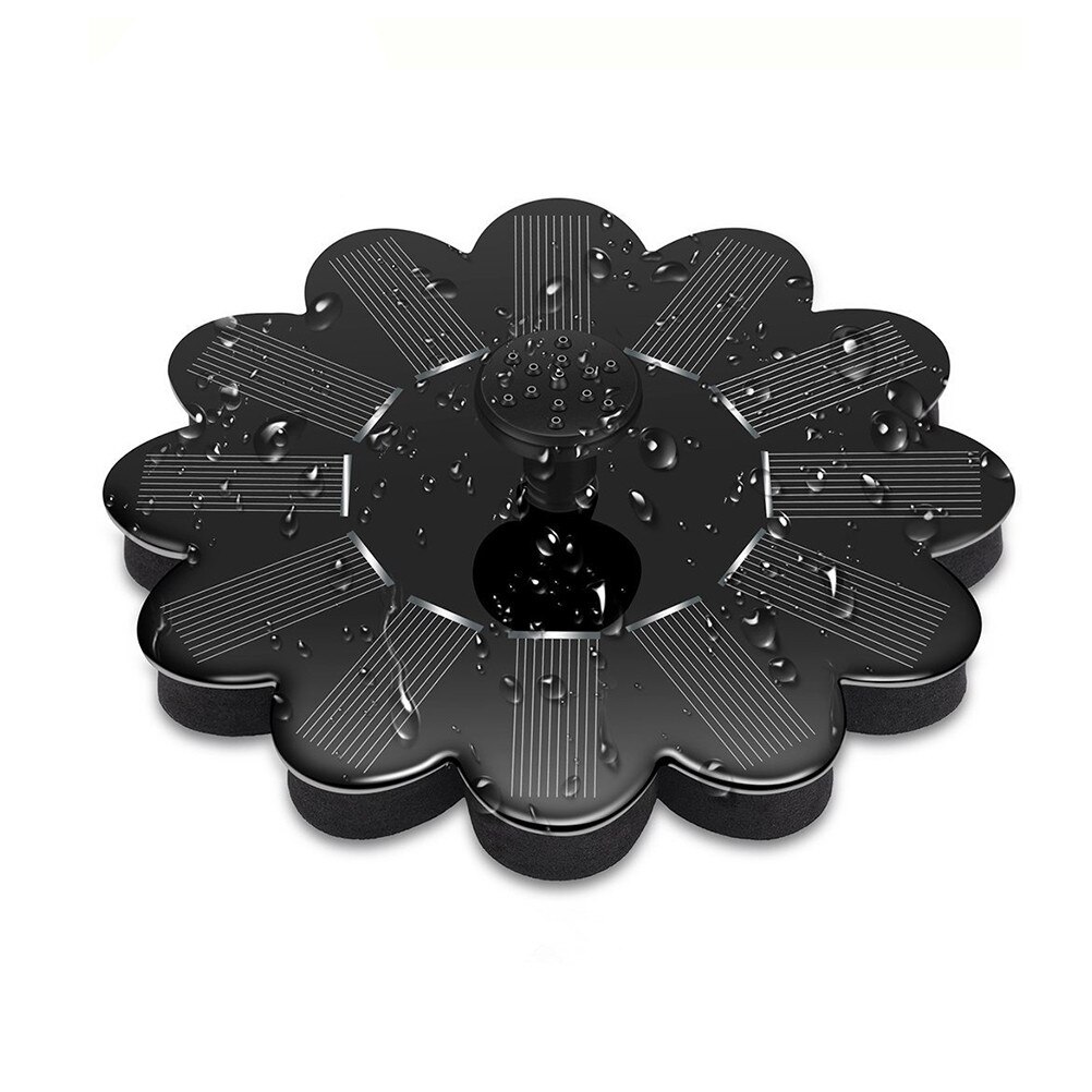 Floating Solar LED Fountain Garden Water Fountain Pool Pond Decoration Solar Panel Powered Fountain Water Pump Garden Decoration: C