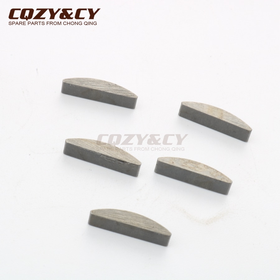 5PC KRUKAS WOODRUFF SLEUTEL 13X2.5X3MM voor Kymco Agility 50 Basic Carry Stad MMC Een RS Naked Bet & Win CX Calypso 50cc 4-takt