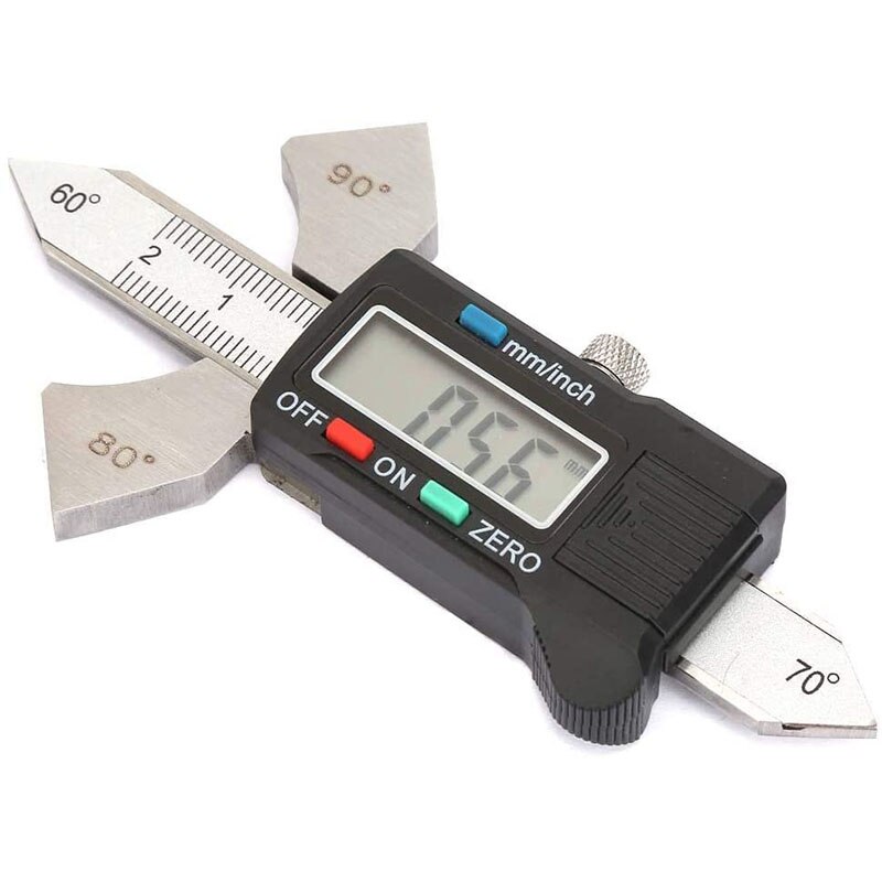 Digital Welding Gauge,20mm Digital Welding Gauge Weld Seam Fillet Inspection Metric Inch Gauge