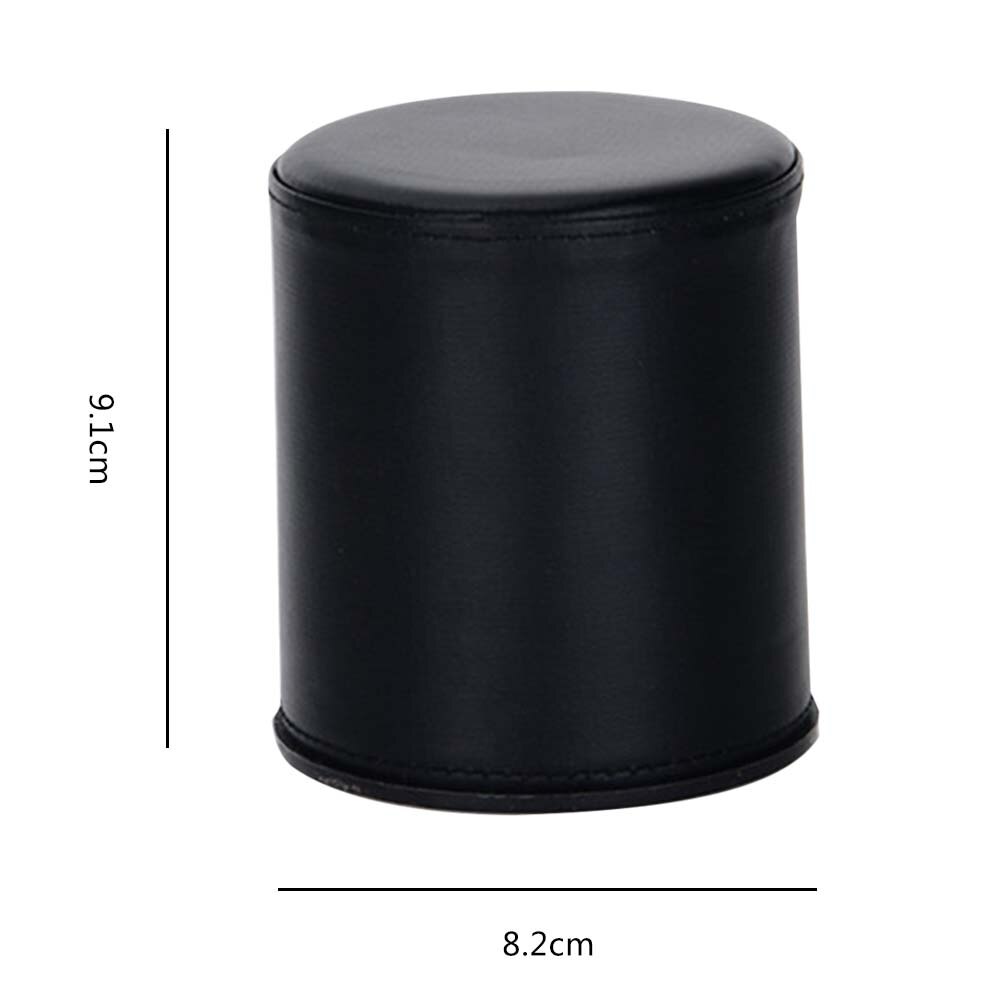 Bar Leather Dice Cup KTV Entertainment Dice Cup For Most Dice Game For Bar Party Dice Entertainment Games Dice Without Tray Dice