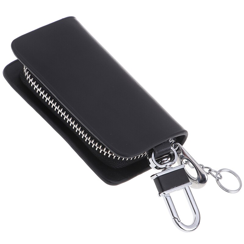 ! Rganizer Mannen Autosleutel Houder Organizer Pouch Autosleutel Case Pouch Wallet Mannen Sleutelhanger Rits Tas Lederen Autosleutel Portefeuilles