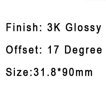 Glosy mate 3K carbono + aleación 17 grados 31,8*80/90/100/110mm bicicleta Stem MTB Roak bicicleta de carretera tallos ciclismo piezas: Púrpura