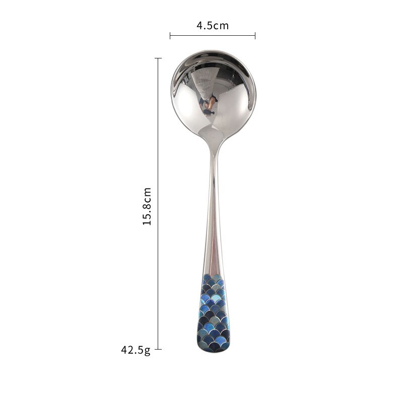 304 Roestvrij Stalen Lepel Keuken Koken Lepel Dessert Accessoires